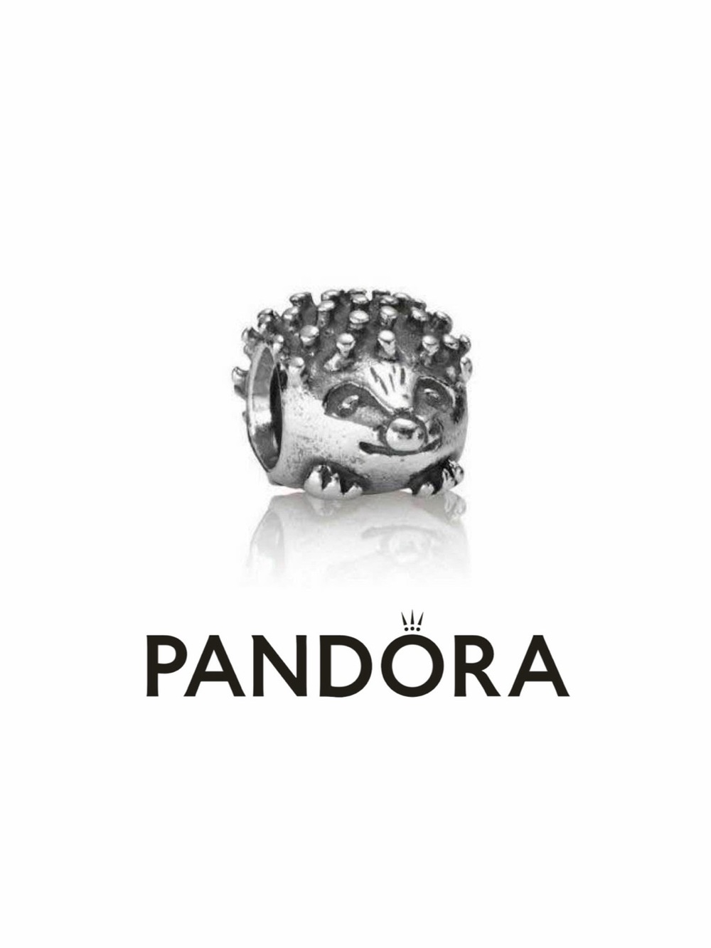 Hedgehog Pandora Charm - 925 Silver Stamped